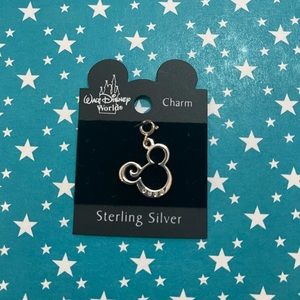 Mickey Mouse Icon Sterling Silver Charm
